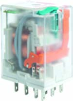 Industrial plugin electromagnetic relays
